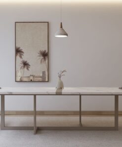 Linea marble طاولة طعام 12 شخص